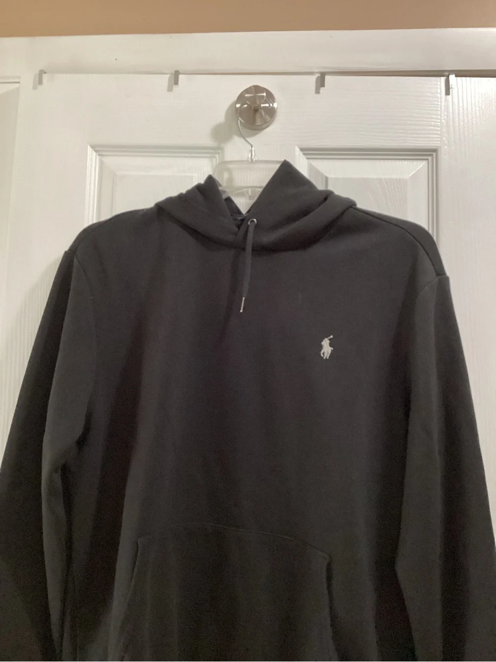 Polo by Ralph Lauren Black Hoodie with Embroidered Pony